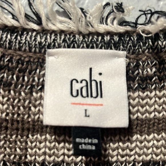 NWT Cabi Classic Cardigan 4097 100% Cotton Sweater Size Large - Picture 3 of 5